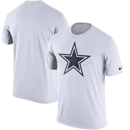 Dallas Cowboys Fanatics Branded White Logo Shirt - L