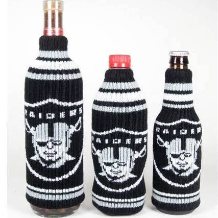 Oakland Raiders Krazy Kover Beverage Warm Bottle Holder - 757 Sports Collectibles