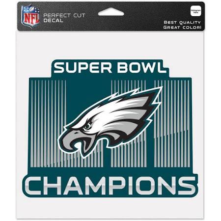 Philadelphia Eagles 8X8 Super Bowl Champions Perfect Cut Decal