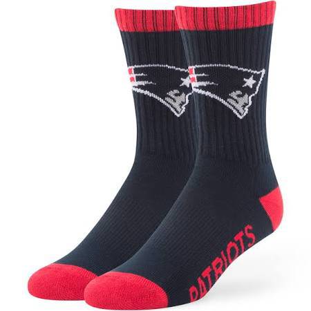 New England Patriots Crew Socks - 757 Sports Collectibles