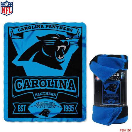 Carolina Panthers 50" x 60" Singular Fleece Blanket - 757 Sports Collectibles