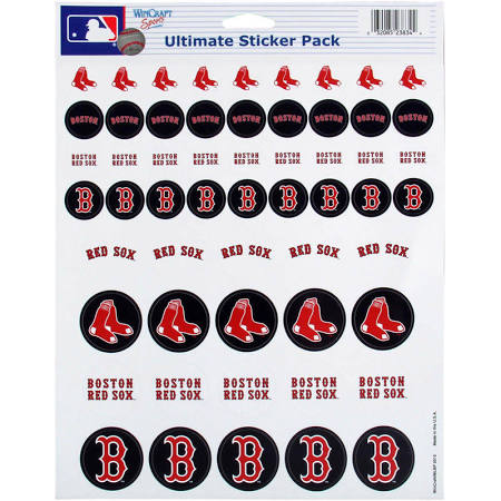 Boston Red Sox 8.5'' x 11'' Sticker Sheet