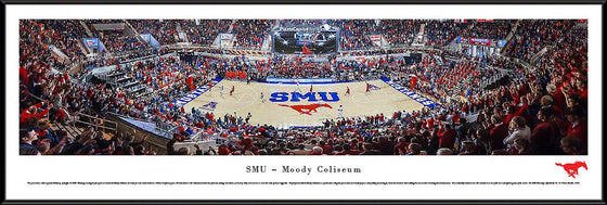Southern Methodist University Basketball - Standard Frame - 757 Sports Collectibles
