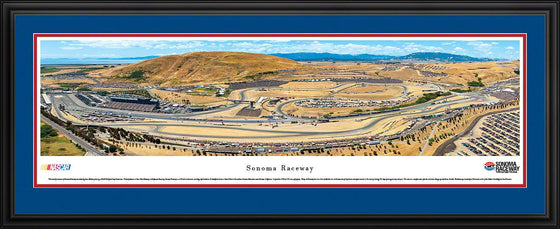 Sonoma Raceway - Deluxe Frame - 757 Sports Collectibles