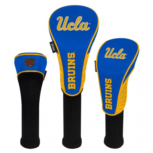 UCLA Bruins Headcovers - Set of 3 -  Driver, Fairway, Hybrid