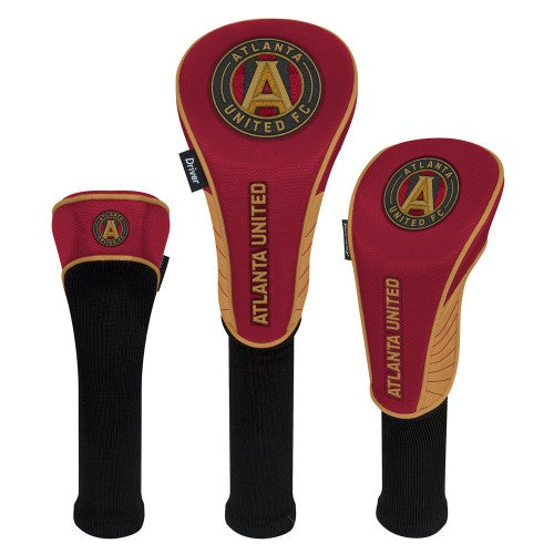 Atlanta FC Headcovers - Set of 3 -  Driver, Fairway, Hybrid