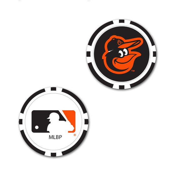 Baltimore Orioles Oversized Poker Chip Golf Ball Marker (Printed, 40 mm) - 757 Sports Collectibles