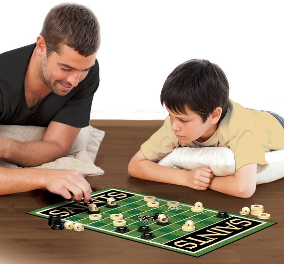 New Orleans Saints NFL Checkers Board Game