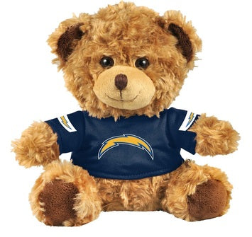 Los Angeles Chargers 10" Plush Teddy Bear w/ Jersey