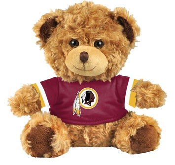 Washington Redskins 10" Plush Teddy Bear w/ Jersey