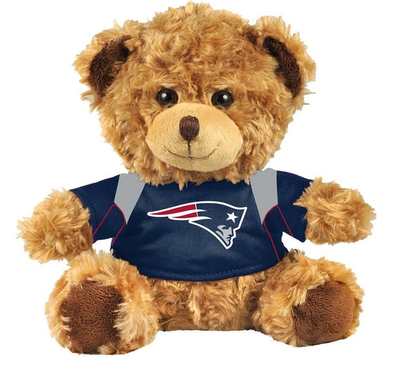 New England Patriots 10" Plush Teddy Bear w/ Jersey