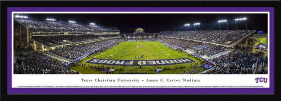 Texas Christian Football - End Zone - Select Frame - 757 Sports Collectibles