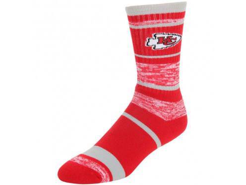 Kansas City Chiefs RMC Stripe Socks Large 10-13 - 757 Sports Collectibles