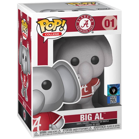 Alabama Crimson Tide Mascot Big Al Funko Pop Figure 4" (New in Box)