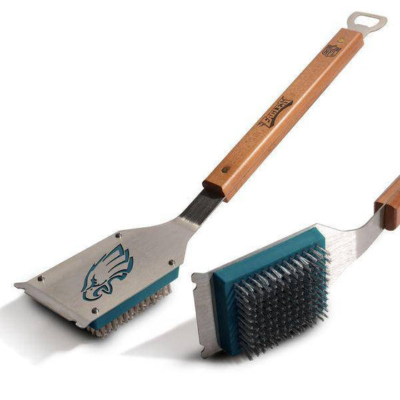 Philadelphia Eagles Classic Heavy Duty Grill Brush - 757 Sports Collectibles