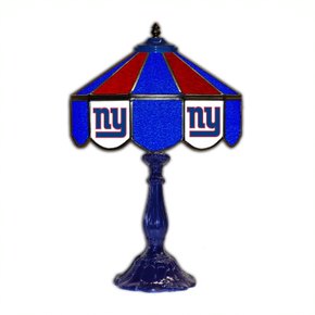New York Giants 21' Stained Glass Table Lamp