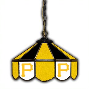 Pittsburgh Pirates 14-in. Stained Glass Pub Light