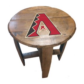 Arizona Diamonds Oak Barrel Table