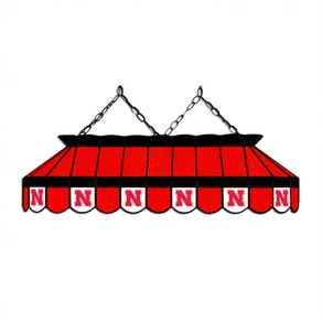 Nebraska Cornhuskers 40' Stained Glass Billiard Light