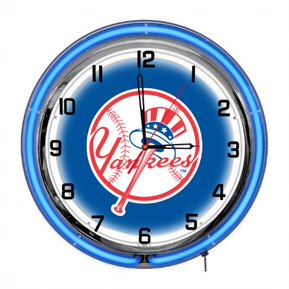 New York Yankees 18" Neon Clock
