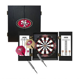 San Francisco 49ers Fan's Choice Dartboard Set