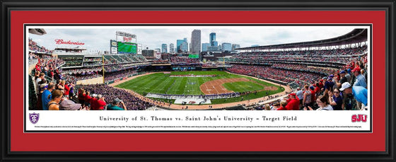 Tommie Johnnie Football at Target Field - Johnnie Deluxe Frame - 757 Sports Collectibles