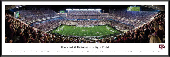 Texas A&M Football - 50 Yard Line - Standard Frame - 757 Sports Collectibles