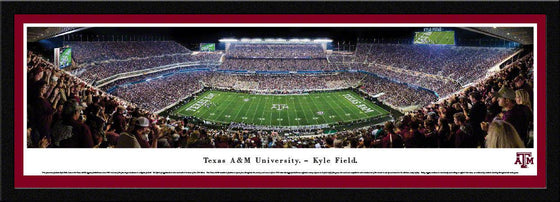 Texas A&M Football - 50 Yard Line - Select Frame - 757 Sports Collectibles