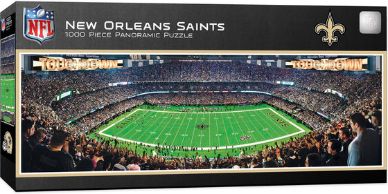 Stadium Panoramic - New Orleans Saints 1000 Piece NFL Sports Puzzle - Center View