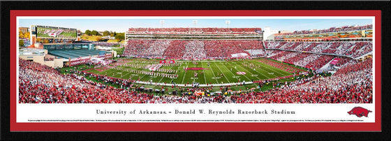 Arkansas Razorback Football - Stripe - Select Frame - 757 Sports Collectibles