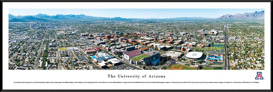 Arizona Football - Stadium Aerial  - Standard Frame - 757 Sports Collectibles