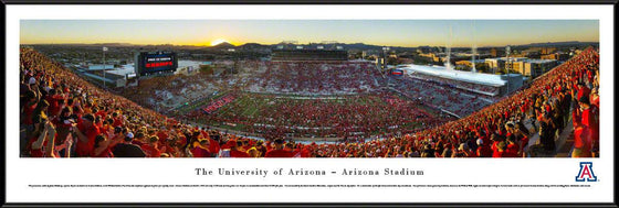 Arizona Football - Stripe - Standard Frame - 757 Sports Collectibles