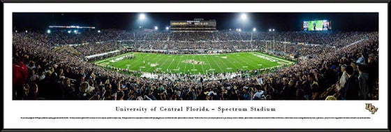 Central Florida Knights Football - 50 Yard Line - Standard Frame - 757 Sports Collectibles