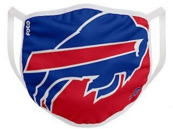 Buffalo Bills Mega Logo Adult Face Mask - Face Covering