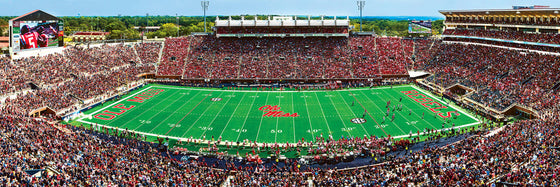 Stadium Panoramic - Ole Miss Rebels 1000 Piece Puzzle - Center View