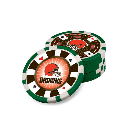 Cleveland Browns 300 Piece NFL Poker Chips