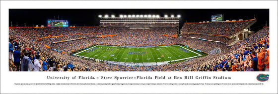 Florida Gators Football - 50 Yard Line - Unframed - 757 Sports Collectibles
