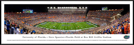 Florida Gators Football - 50 Yard Line - Standard Frame - 757 Sports Collectibles