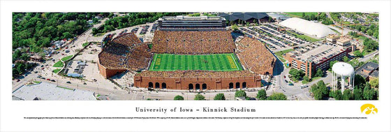 Iowa Football - Aerial - Unframed - 757 Sports Collectibles