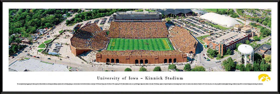 Iowa Football - Aerial - Standard Frame - 757 Sports Collectibles