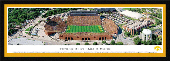 Iowa Football - Aerial - Select Frame - 757 Sports Collectibles