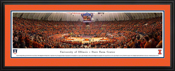 Illinois Basketball - Deluxe Frame - 757 Sports Collectibles