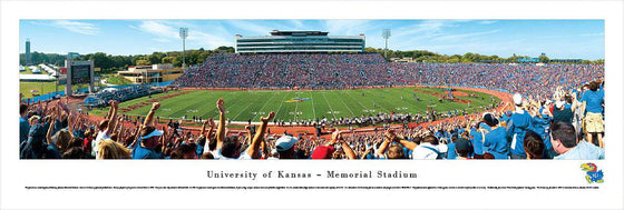 Kansas Football (50 Yd) - Unframed - 757 Sports Collectibles