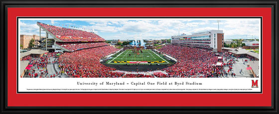 Maryland Football  - Deluxe Frame - 757 Sports Collectibles