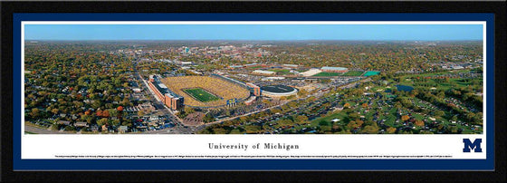 University of Michigan - Aerial - Select Frame - 757 Sports Collectibles