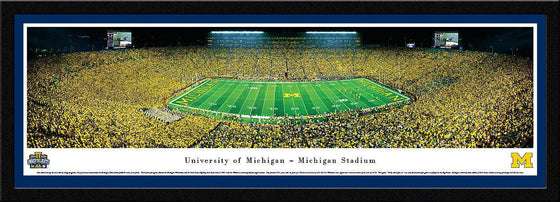 Michigan Football - Under The Lights - 2013 50 Yard Line - Select Frame - 757 Sports Collectibles