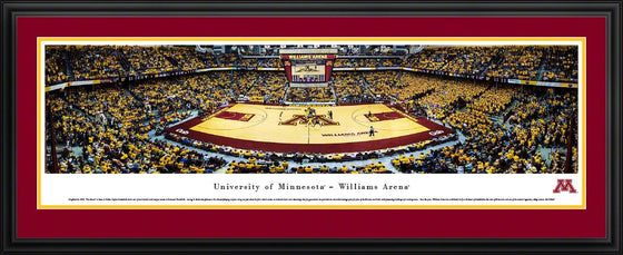 Minnesota Gopher Basketball - Deluxe Frame - 757 Sports Collectibles