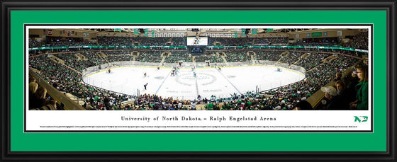 North Dakota Fighting Hawks Hockey - Deluxe Frame - 757 Sports Collectibles