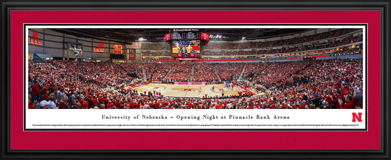 Nebraska Basketball - Deluxe Frame - 757 Sports Collectibles
