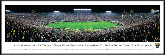 Notre Dame Football - 125th Anniversary - Standard Frame - 757 Sports Collectibles